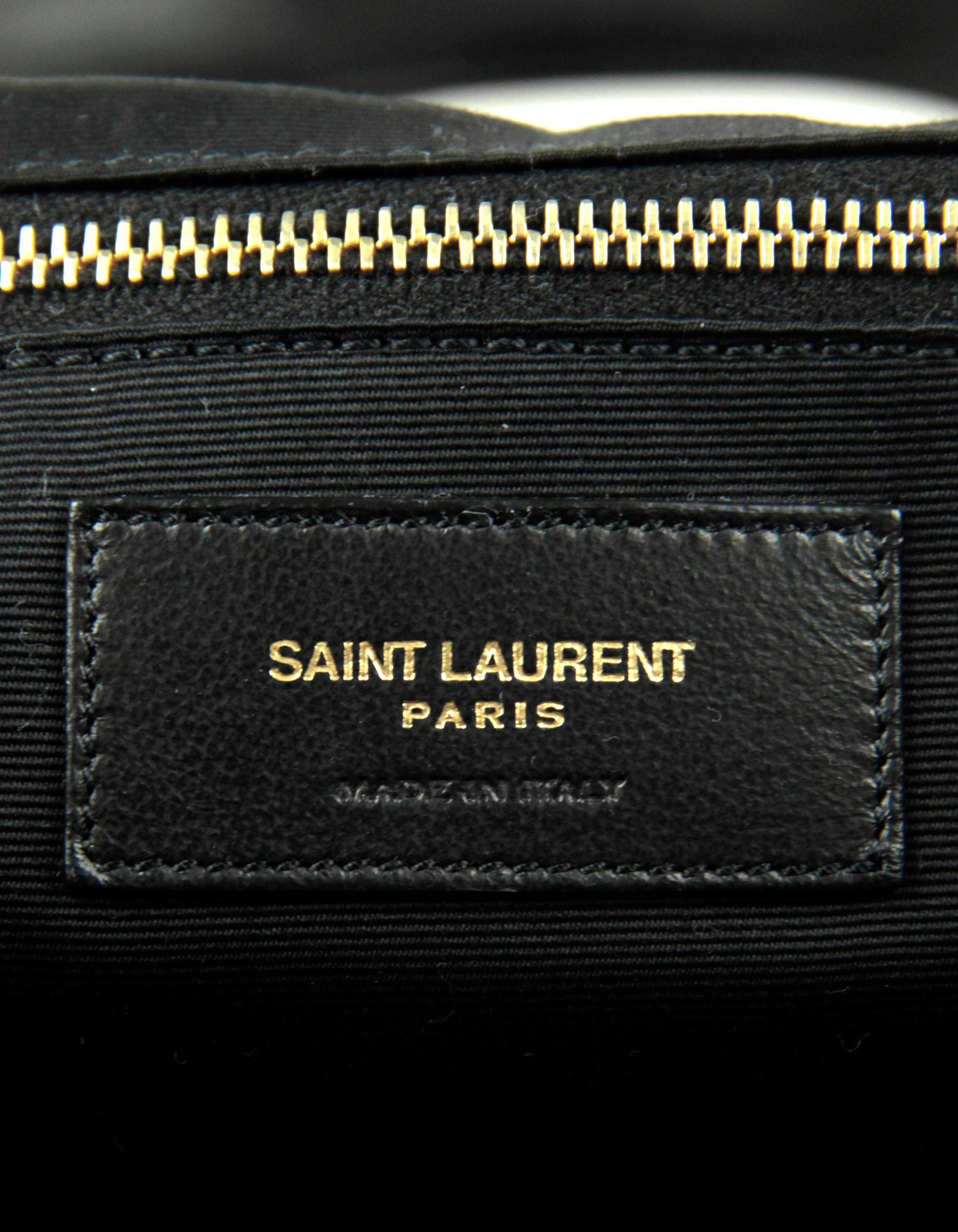 Saint Laurent Sac cabas Icare Maxi en cuir matelassé noir 3