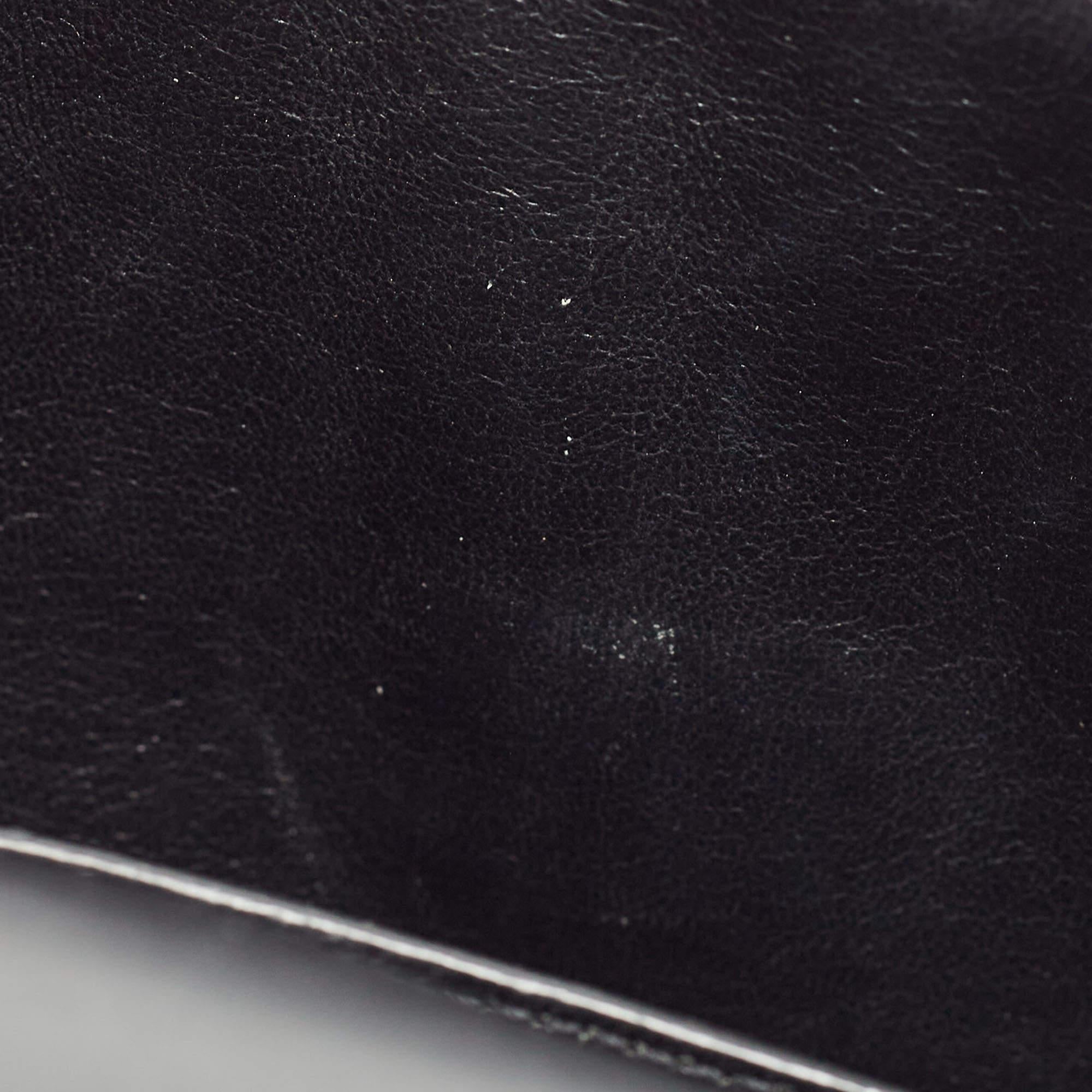 Saint Laurent Black Quilted Leather Medium Vicky Shoulder Bag 6