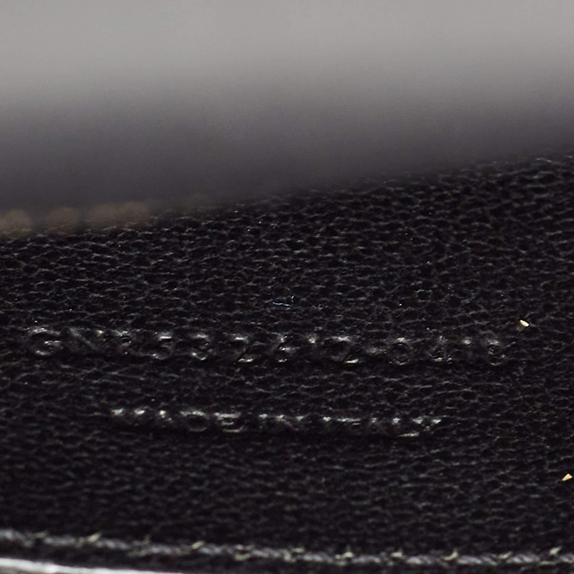 Saint Laurent Black Quilted Leather Medium Vicky Shoulder Bag 7