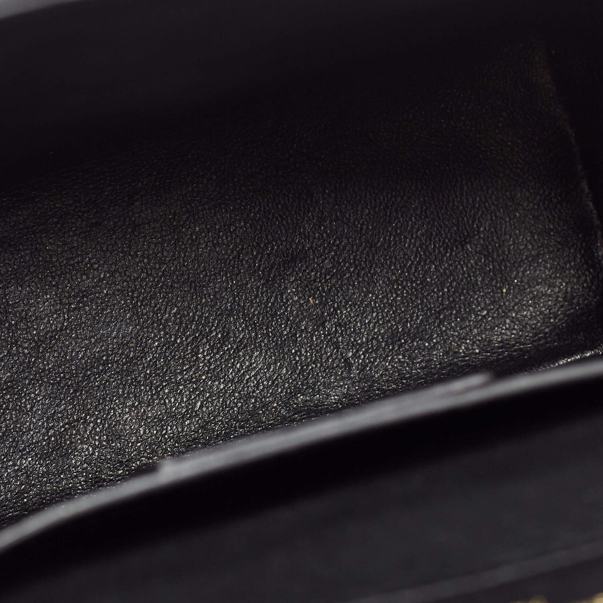 Saint Laurent Black Quilted Leather Medium Vicky Shoulder Bag 5