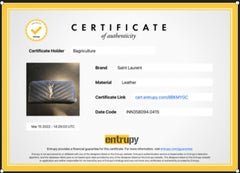 Saint Laurent Black Quilted Monogram Matelasse Leather Zip-Around Wallet 49YS37S