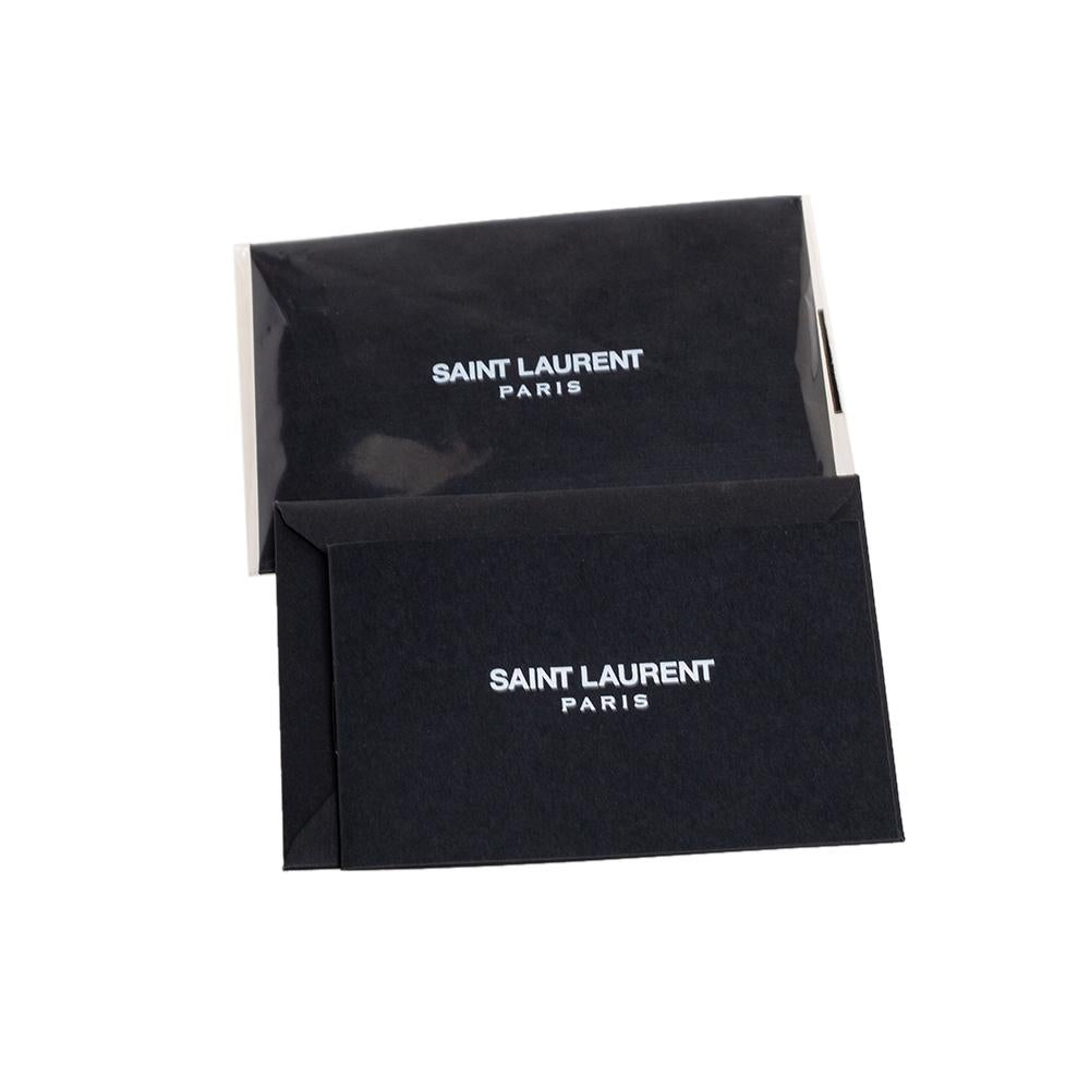 Women's Saint Laurent Black Sequin and Suede Small Loulou Shoulder Bag