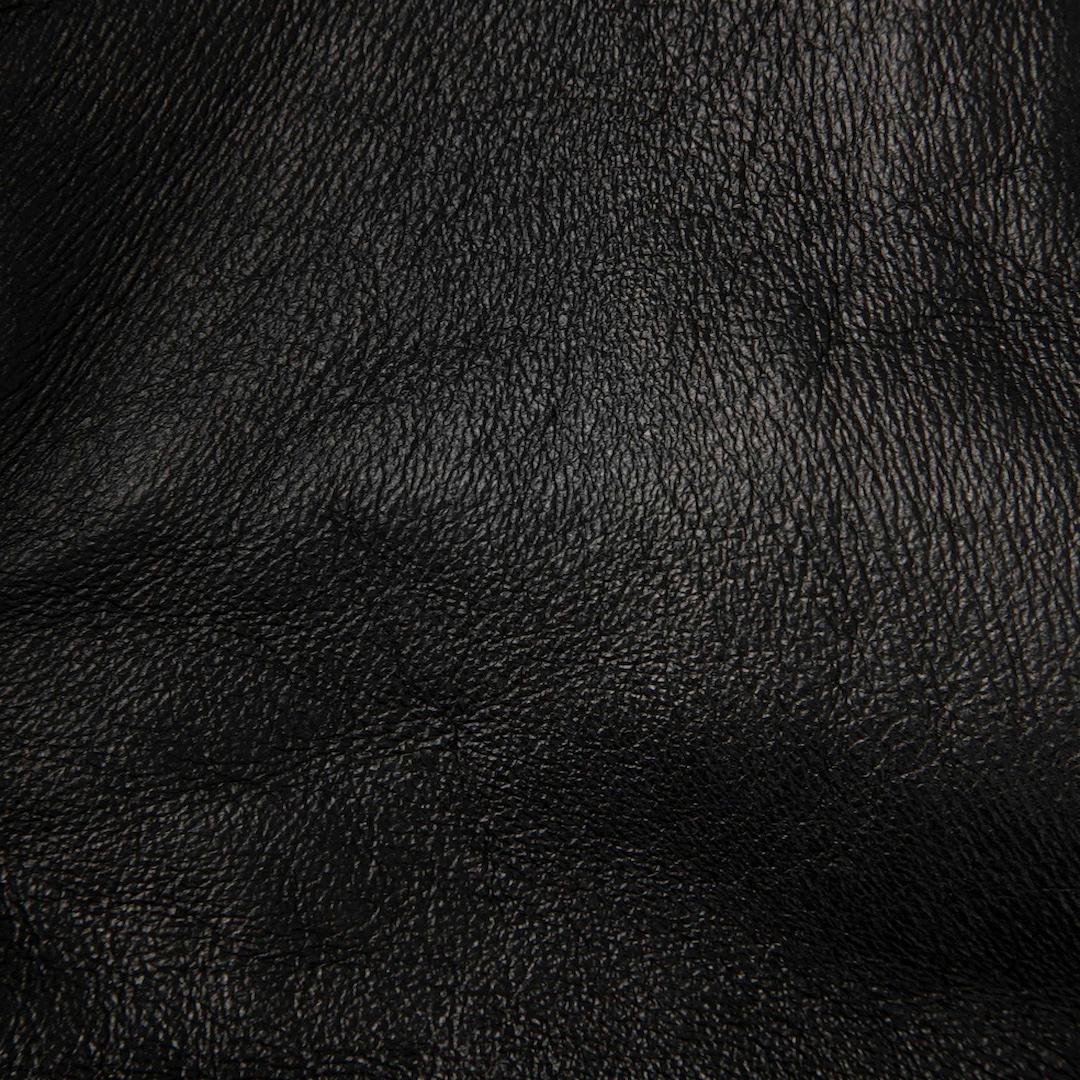 Women's Saint Laurent Black Shearling Leather Biker Jacket Size M