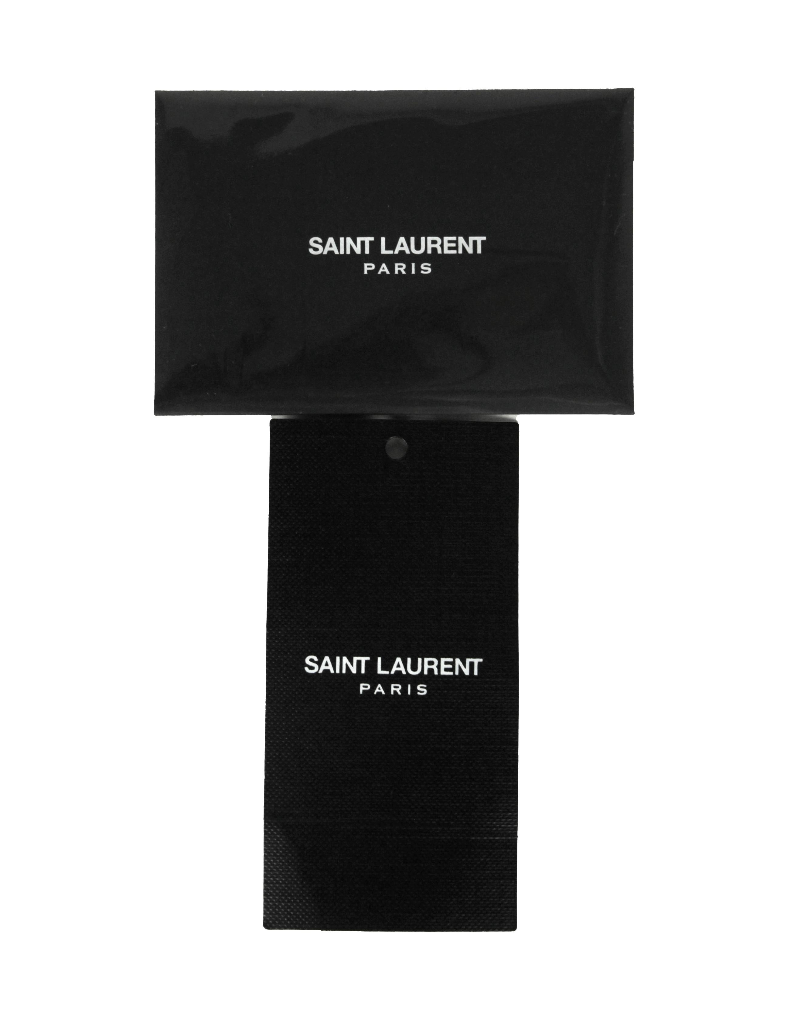 Saint Laurent Black Shearling Trim Calfskin Medium Niki Chain Shoulder Bag 2