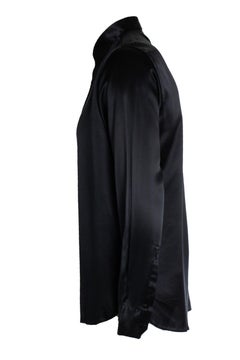 Saint Laurent, Black silk shirt 2016