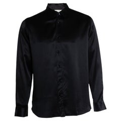 Saint Laurent, Black silk shirt 2016