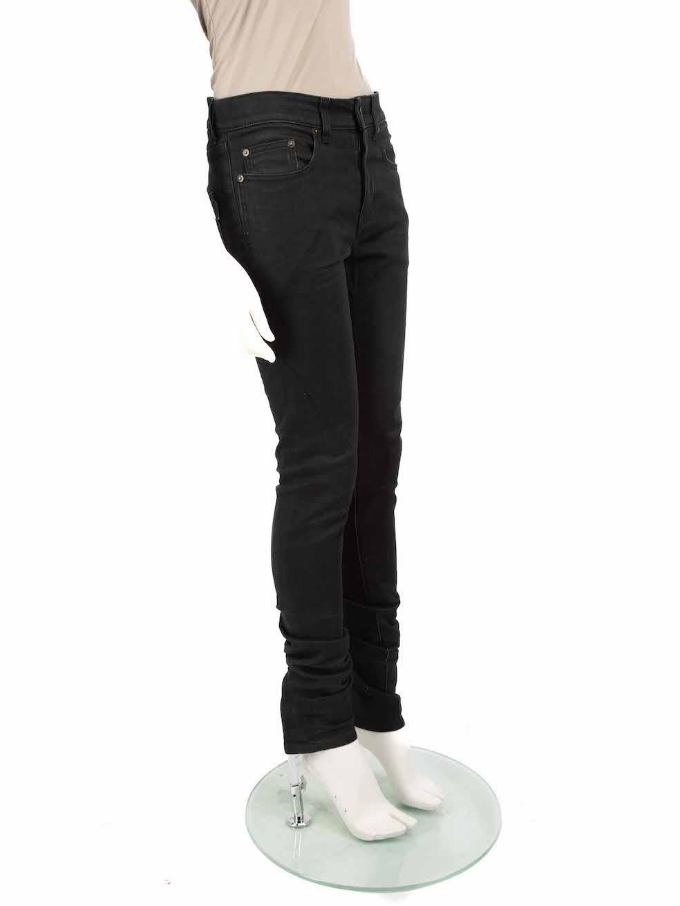 Saint Laurent Black Skinny Fit Jeans Size M In Excellent Condition In London, GB