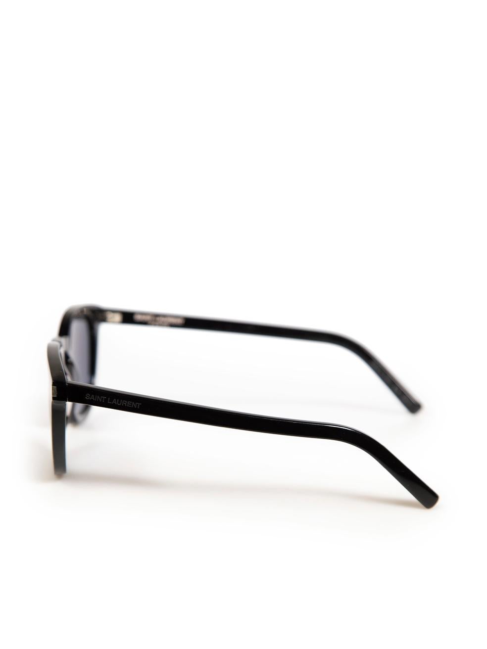 Women's Saint Laurent Black SL28 Tinted Sunglasses