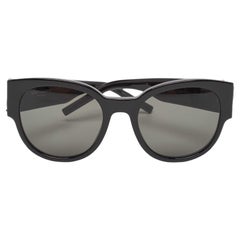 Saint Laurent Black SLM19 Wayfarer Sunglasses