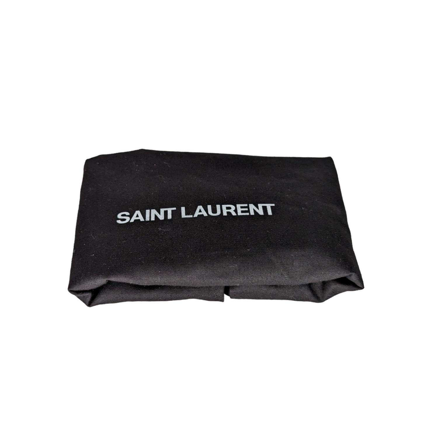 Saint Laurent Black Small Loulou Matelassé Shoulder Bag 4