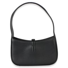 Saint Laurent Black Smooth Calfskin Mini Le 5 a 7 Hobo