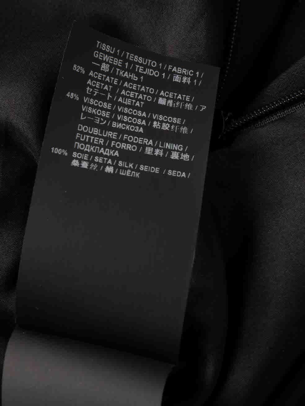 Saint Laurent Black Strappy Open Back Maxi Gown Size S For Sale 1