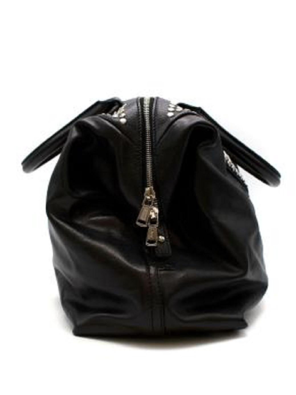 Women's Saint Laurent Black Studded Leather Easy Y Tote For Sale
