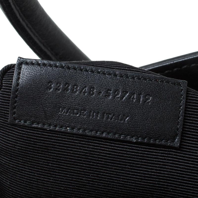 Saint Laurent Black Studded Leather Small Classic Sac De Jour Tote 6
