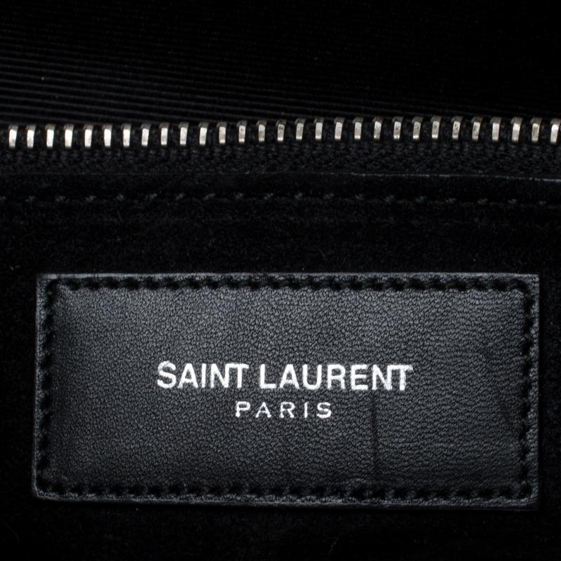 Saint Laurent Black Studded Leather Small Classic Sac De Jour Tote 5