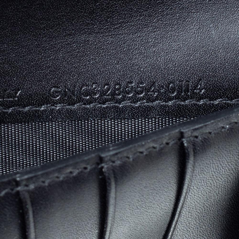 Women's Saint Laurent Black Studded Leather Wallet