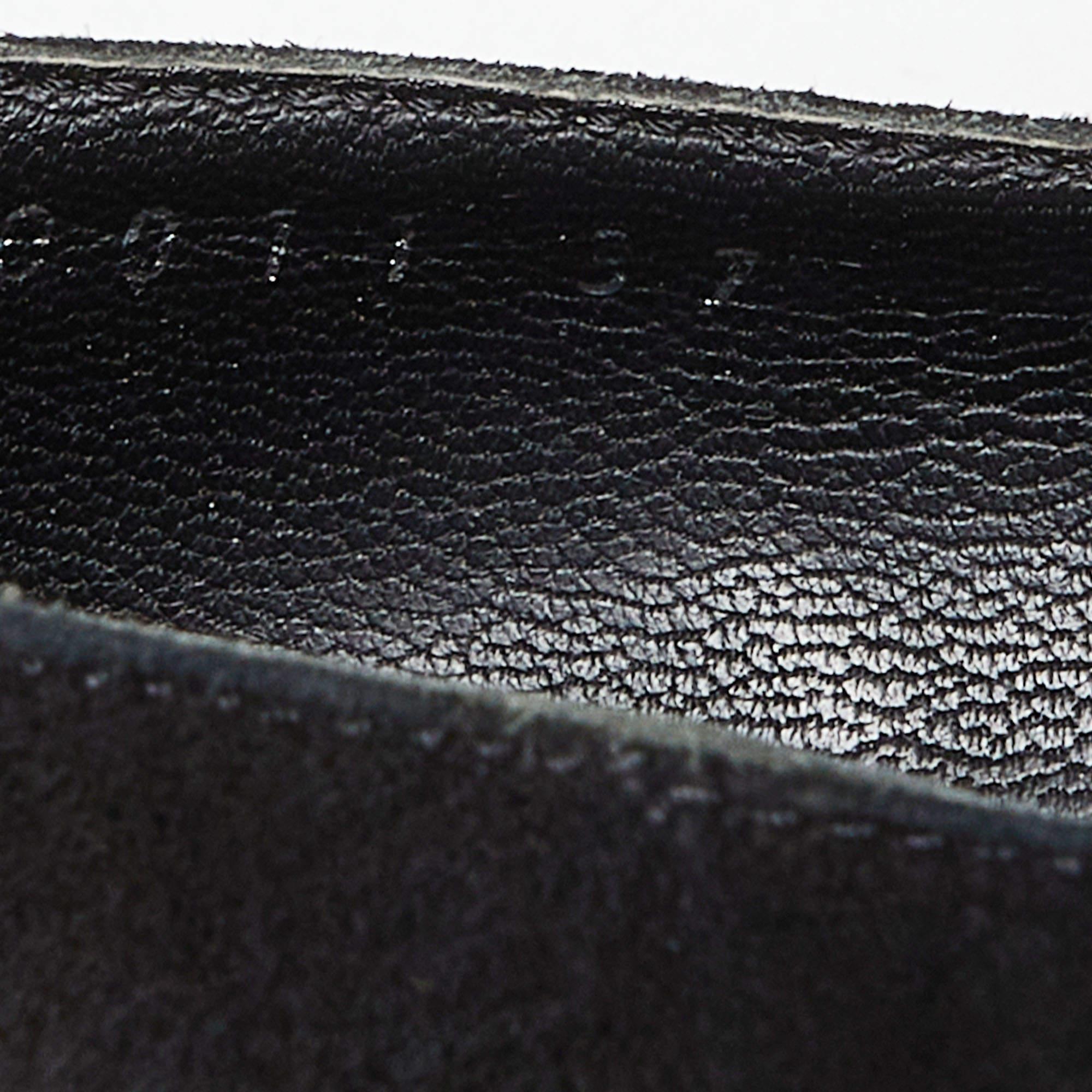 Saint Laurent Black Suede Janis Pumps Size 37 For Sale 4