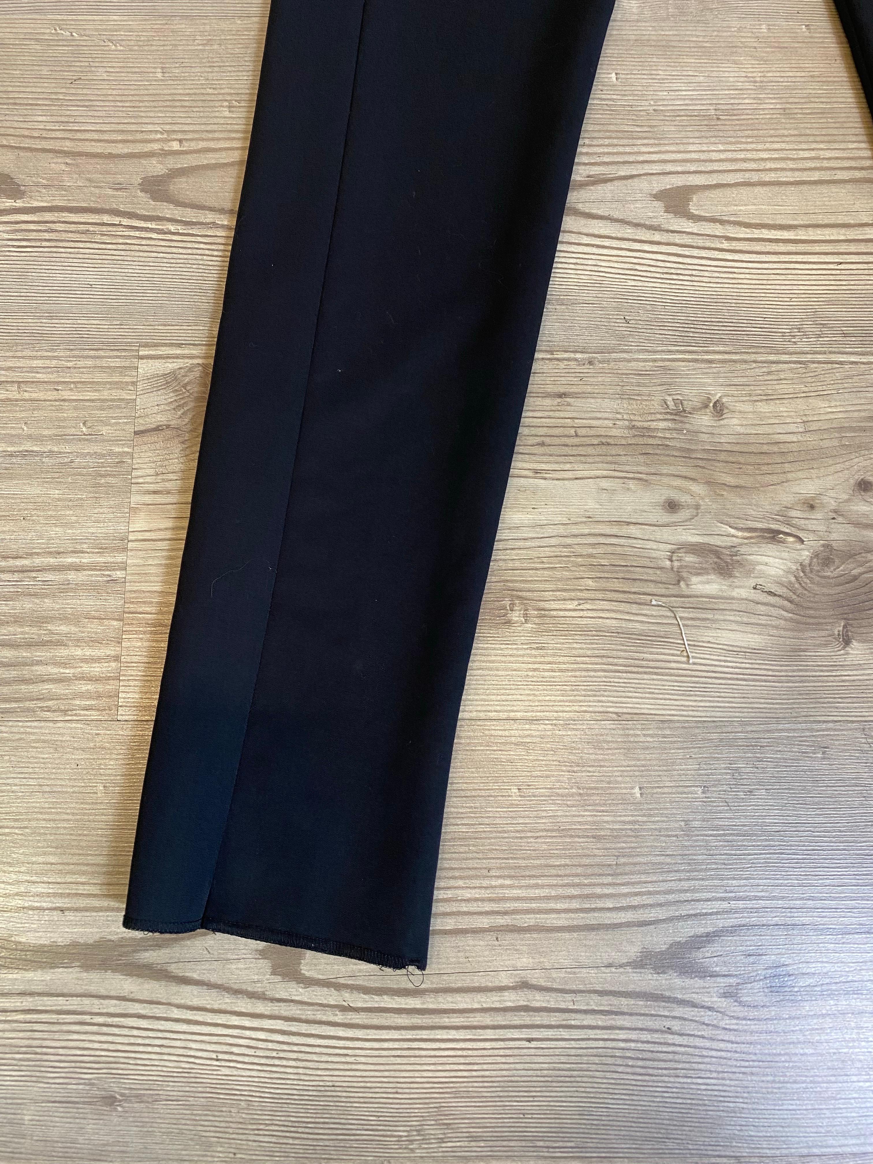 Noir Pantalon noir Saint Laurent en vente