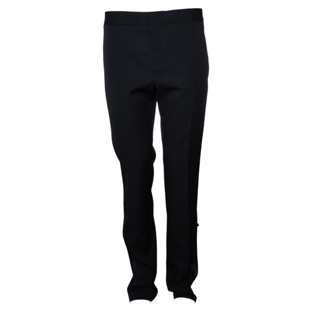Saint Laurent, pantalón de esmoquin negro 2017