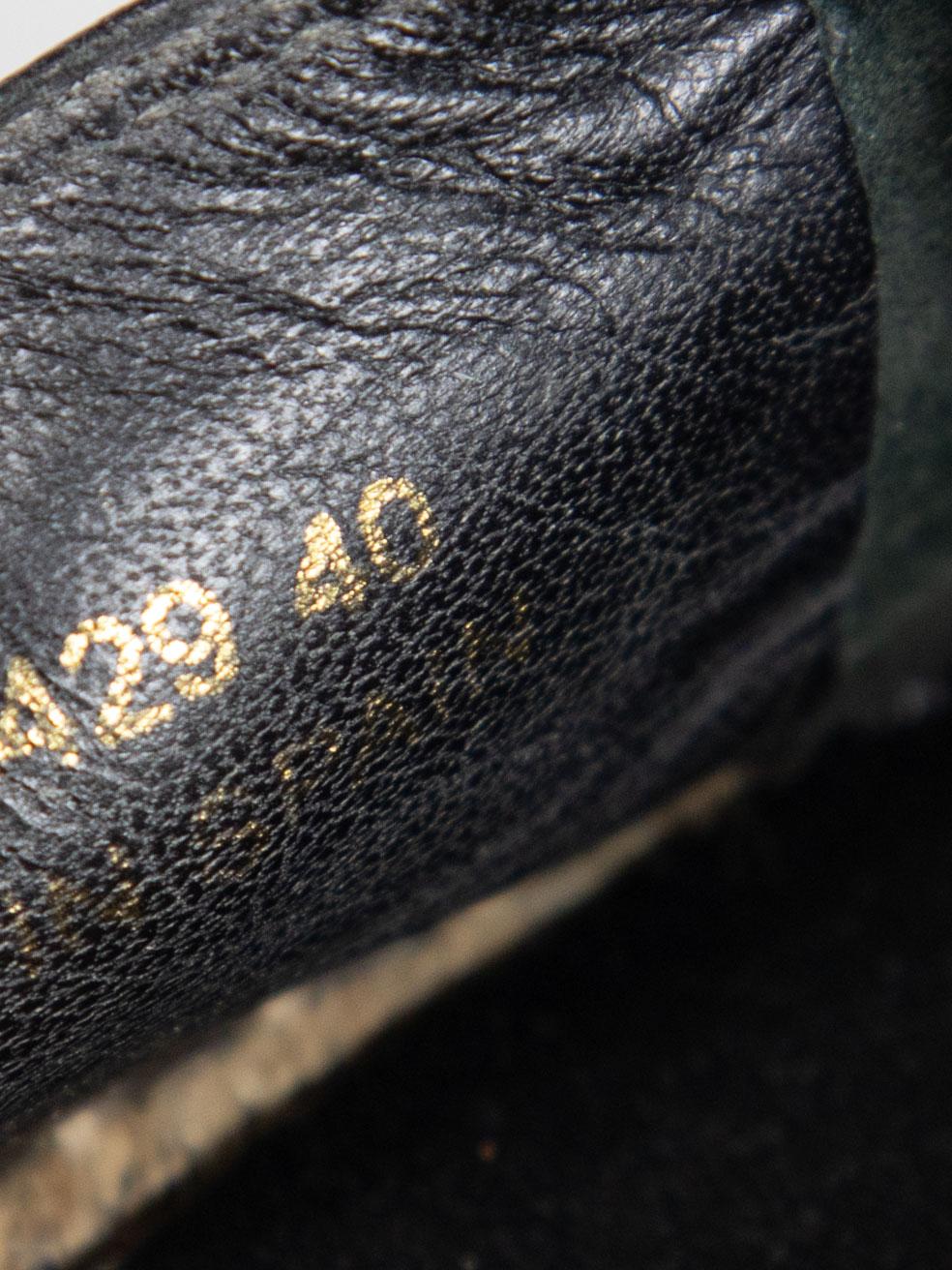 Saint Laurent Espadrillas a stella in pelle bianca e nera misura IT 40 in vendita 1