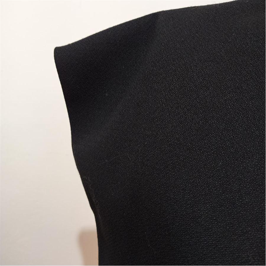 Saint Laurent Black Wool Dress IT 44 (US 8/10) 1