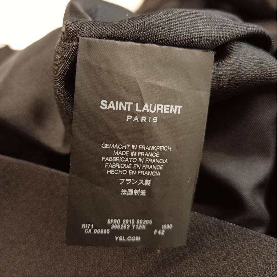 Saint Laurent Black Wool Dress IT 44 (US 8/10) 3