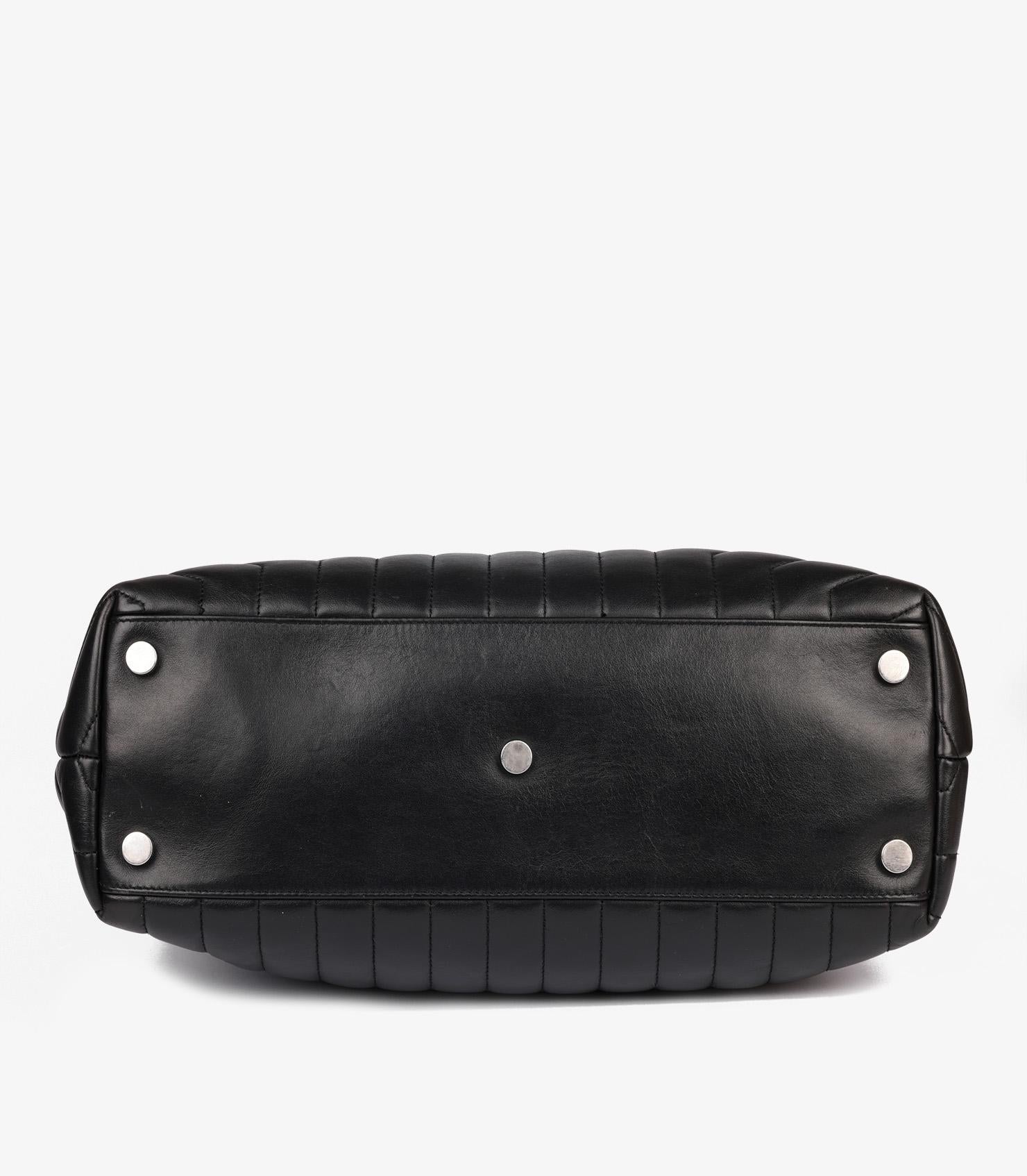 Saint Laurent Black Y Quilted Calfskin Leather Large LouLou 3