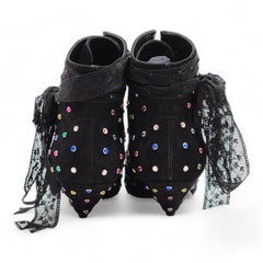 Saint Laurent Blaze Crystals Booties