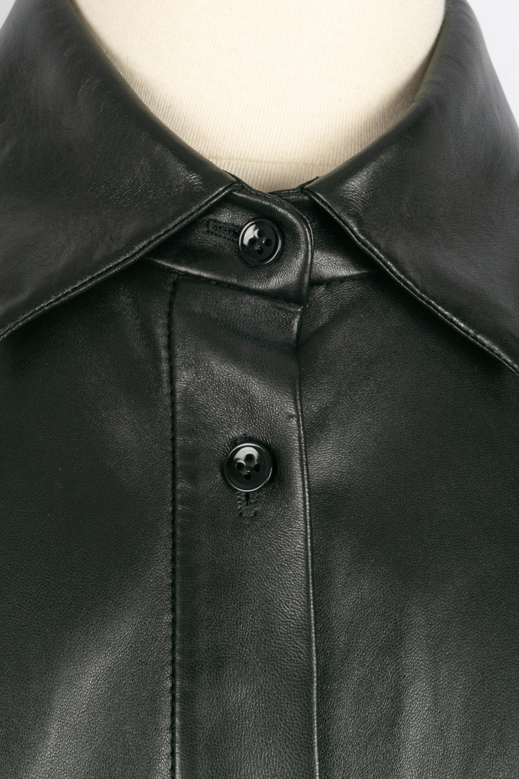 Saint Laurent Bluse Frühling 2017 (Schwarz) im Angebot