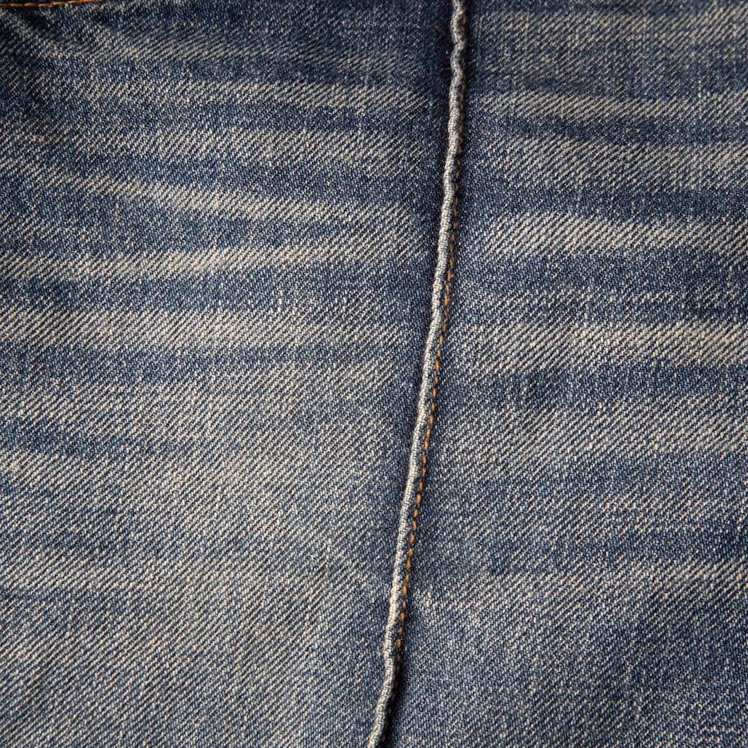 Saint Laurent Blue Denim Straight Mid Rise Jeans Size M In New Condition In London, GB