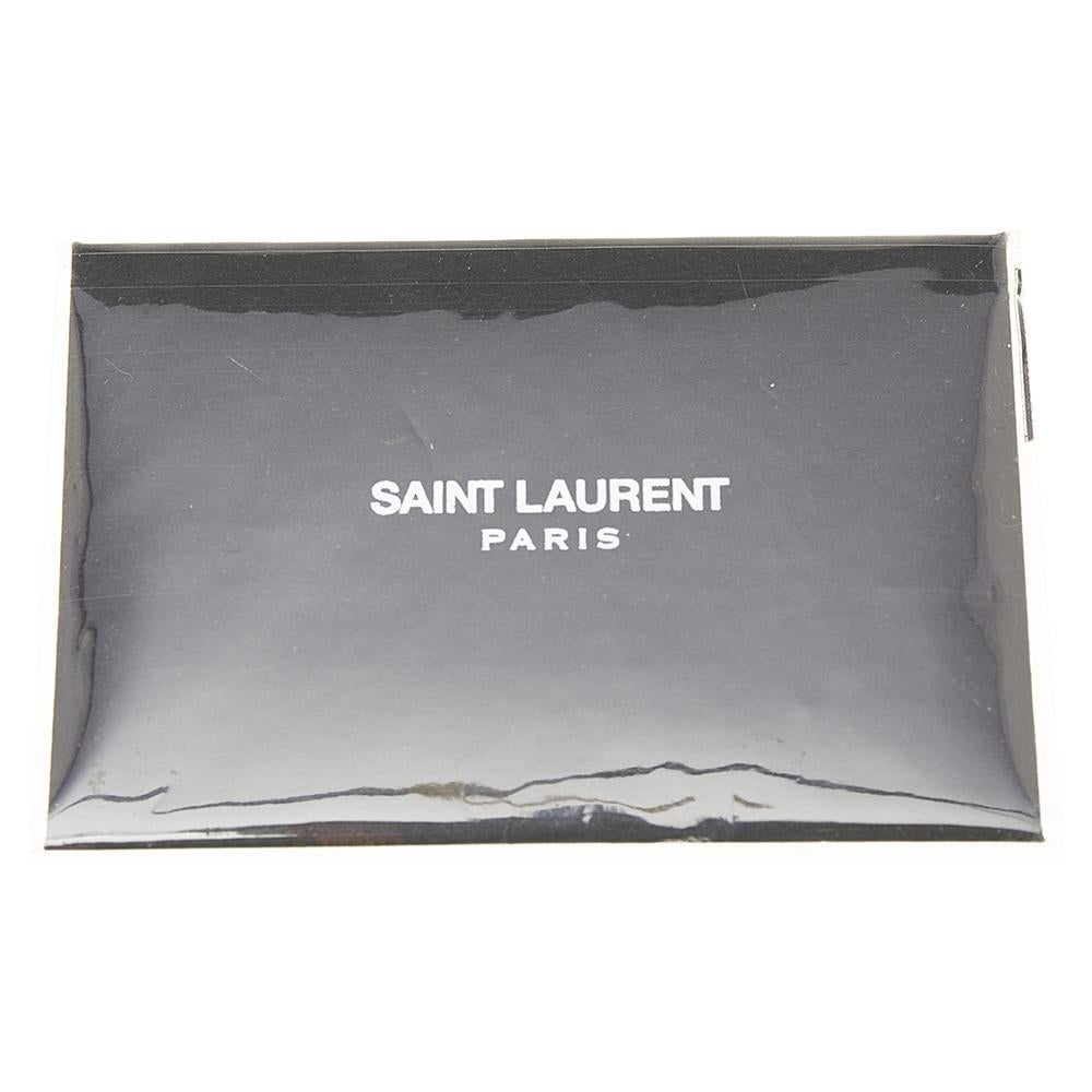 Saint Laurent Blue Leather Large Matelassé Envelope Shoulder Bag 1