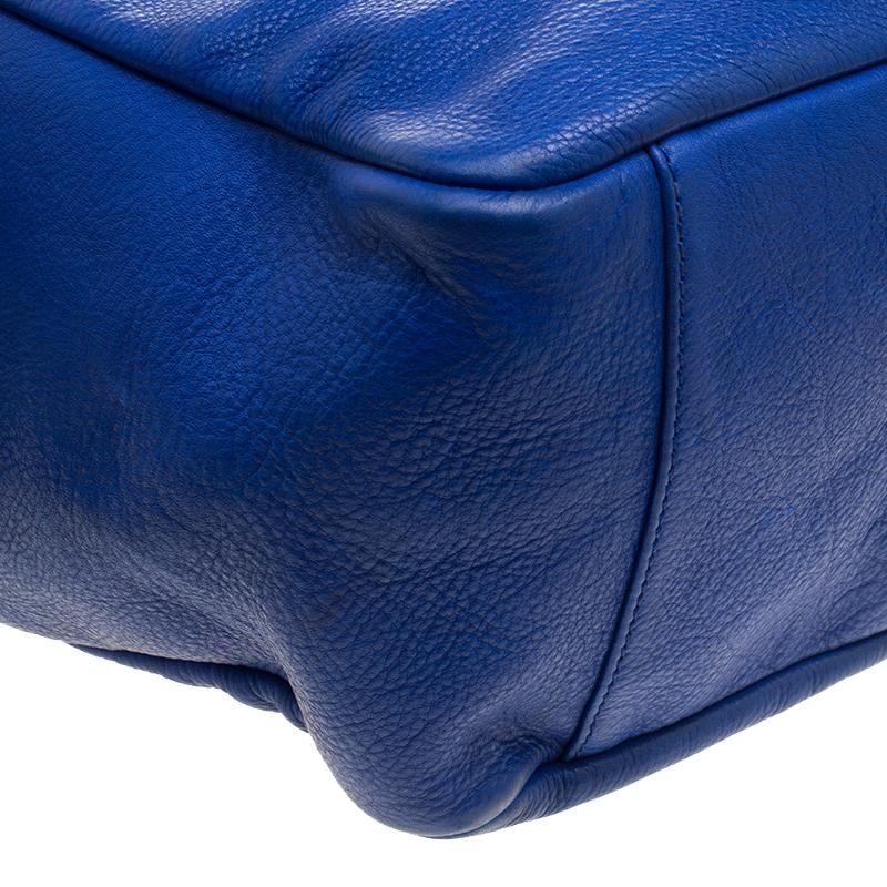 Saint Laurent Blue Leather Multy Hobo 5