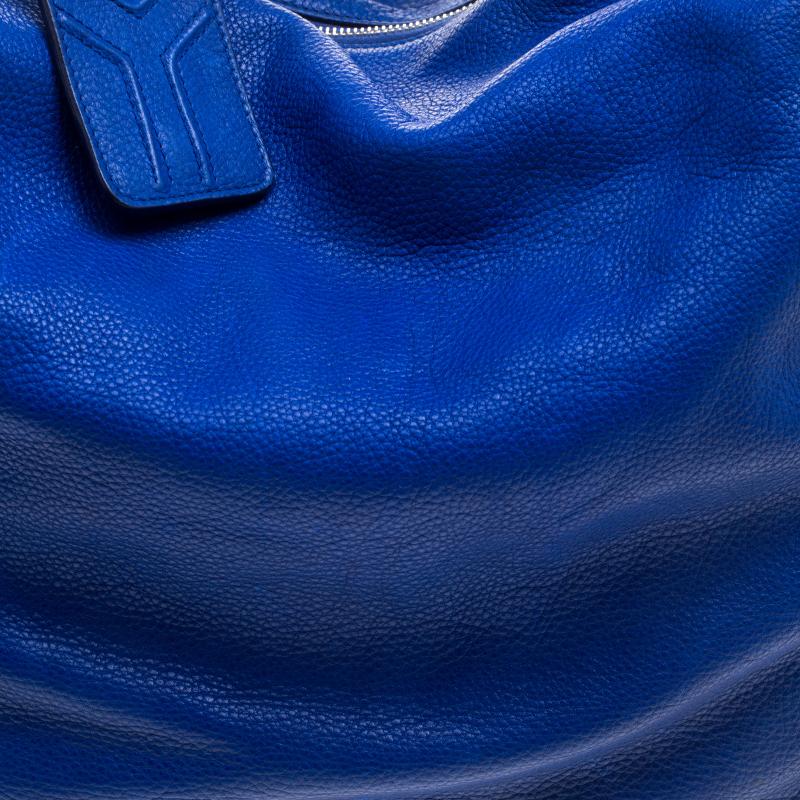 Saint Laurent Blue Leather Multy Hobo 2