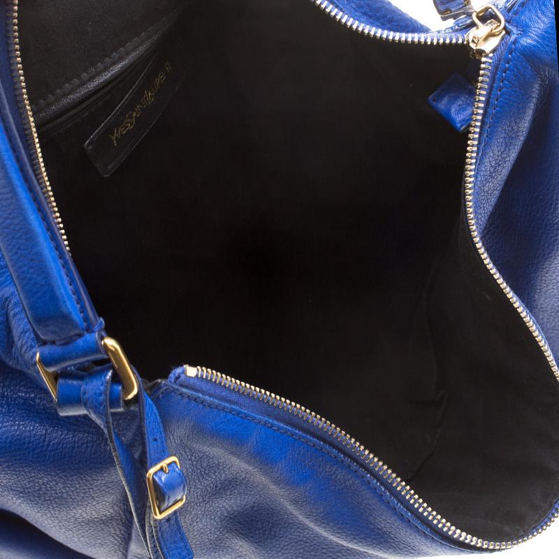 Saint Laurent Blue Leather Multy Hobo 3