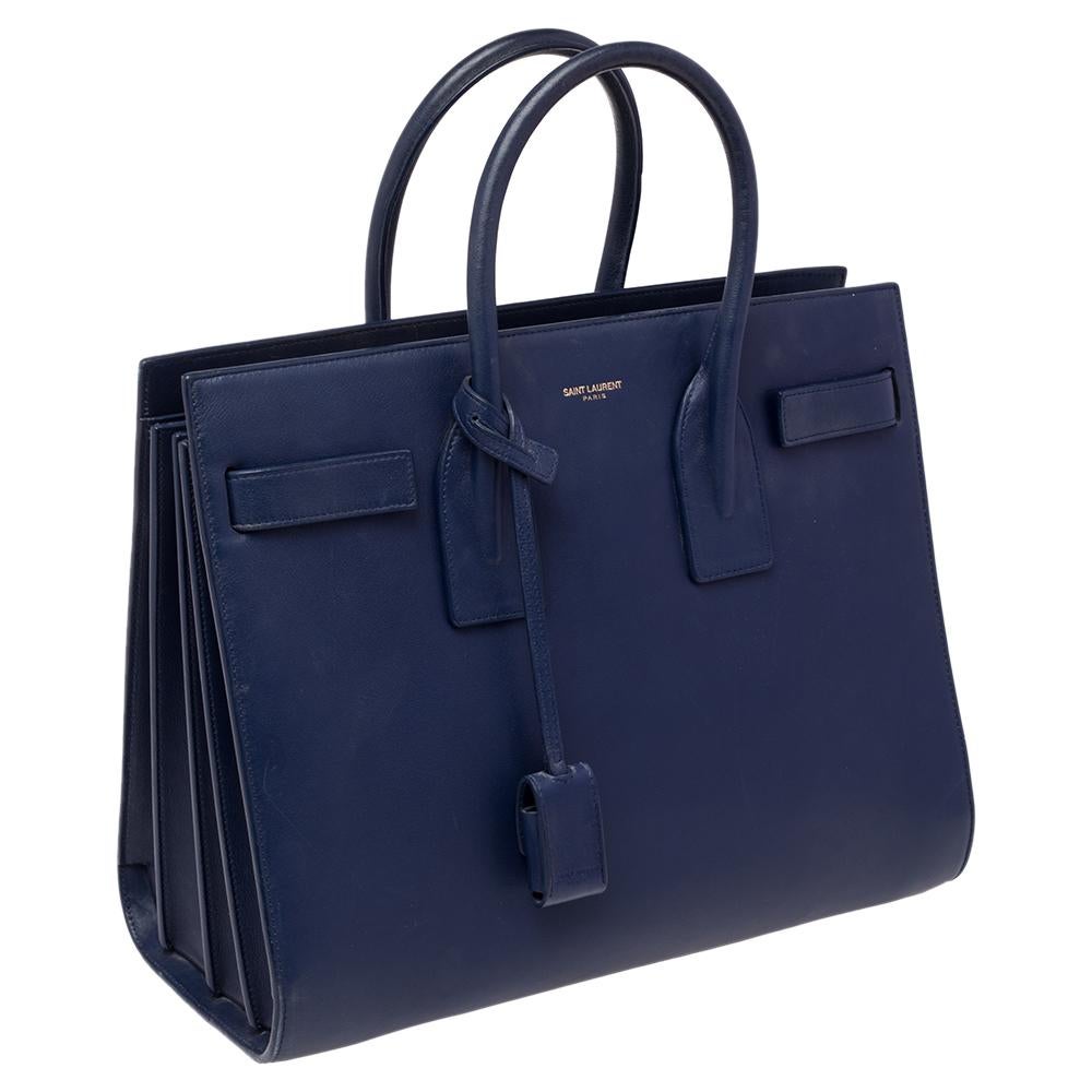 Ysl bag navy blue cheap