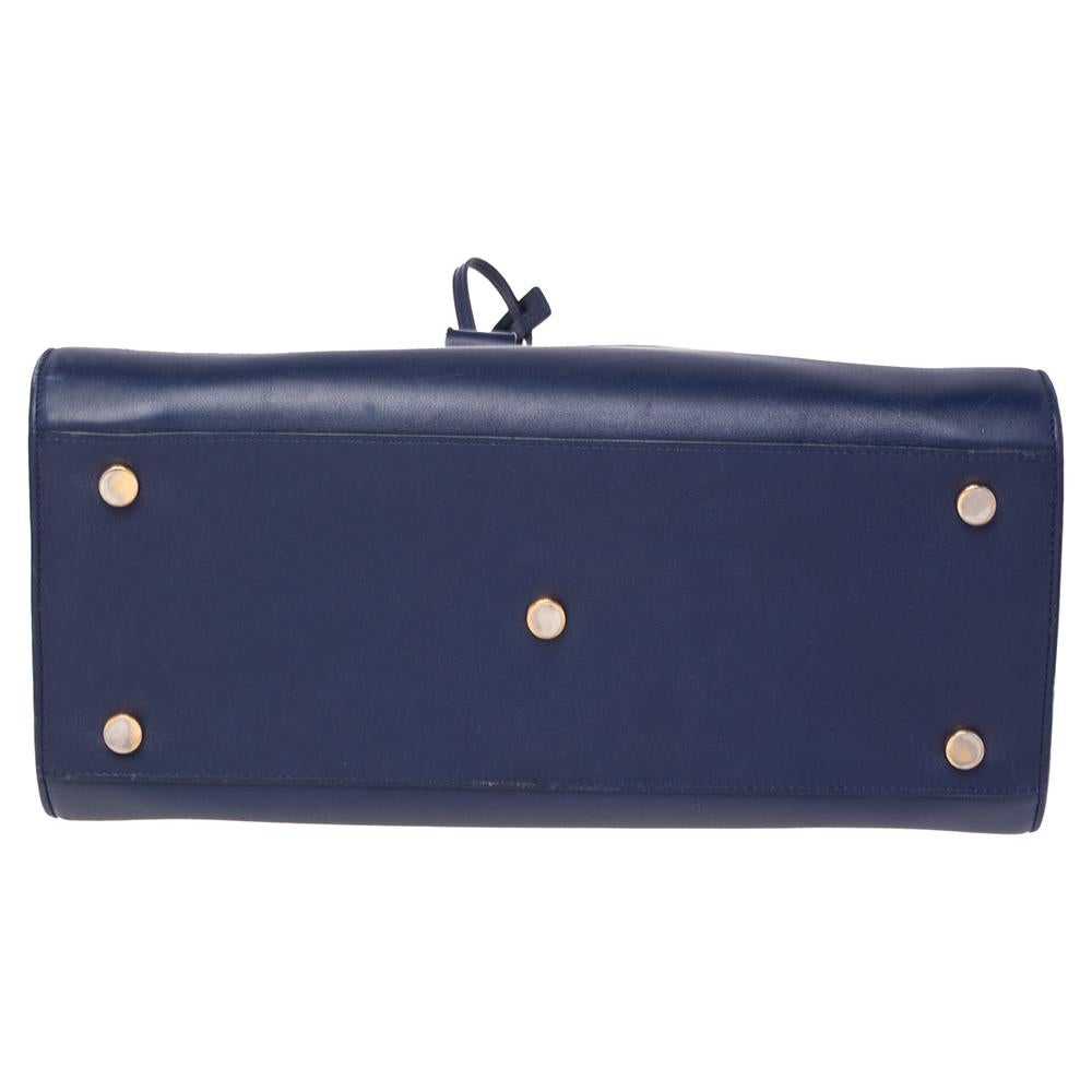 Ysl bag navy blue top