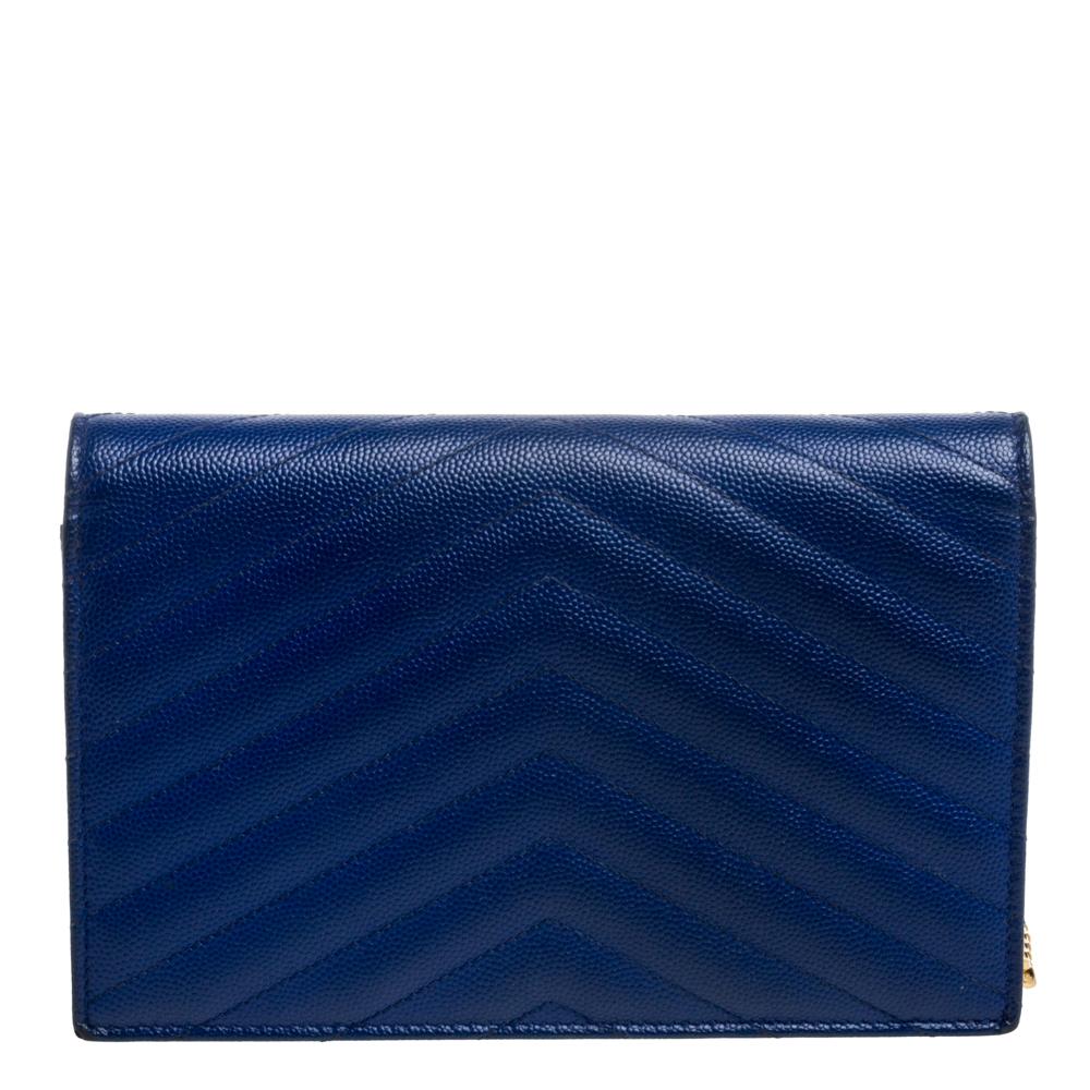 ysl matelasse wallet