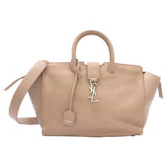 Saint Laurent Blush Pink Small Monogram Downtown Cabas Tote