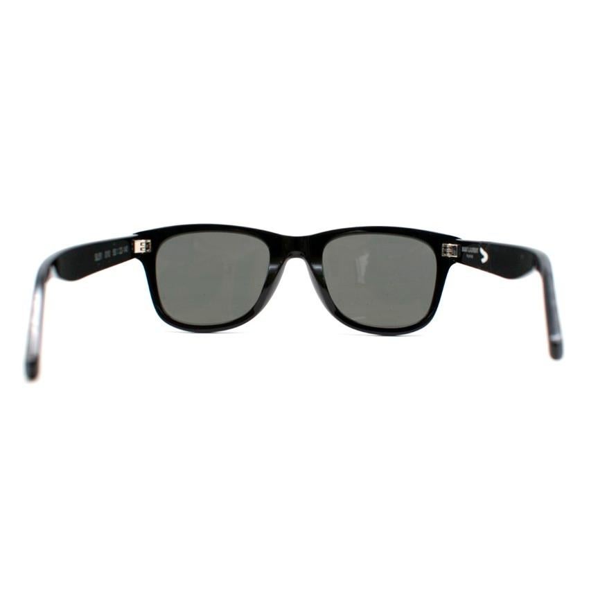 Saint Laurent Bold2 Heart Print Round Sunglasses 2