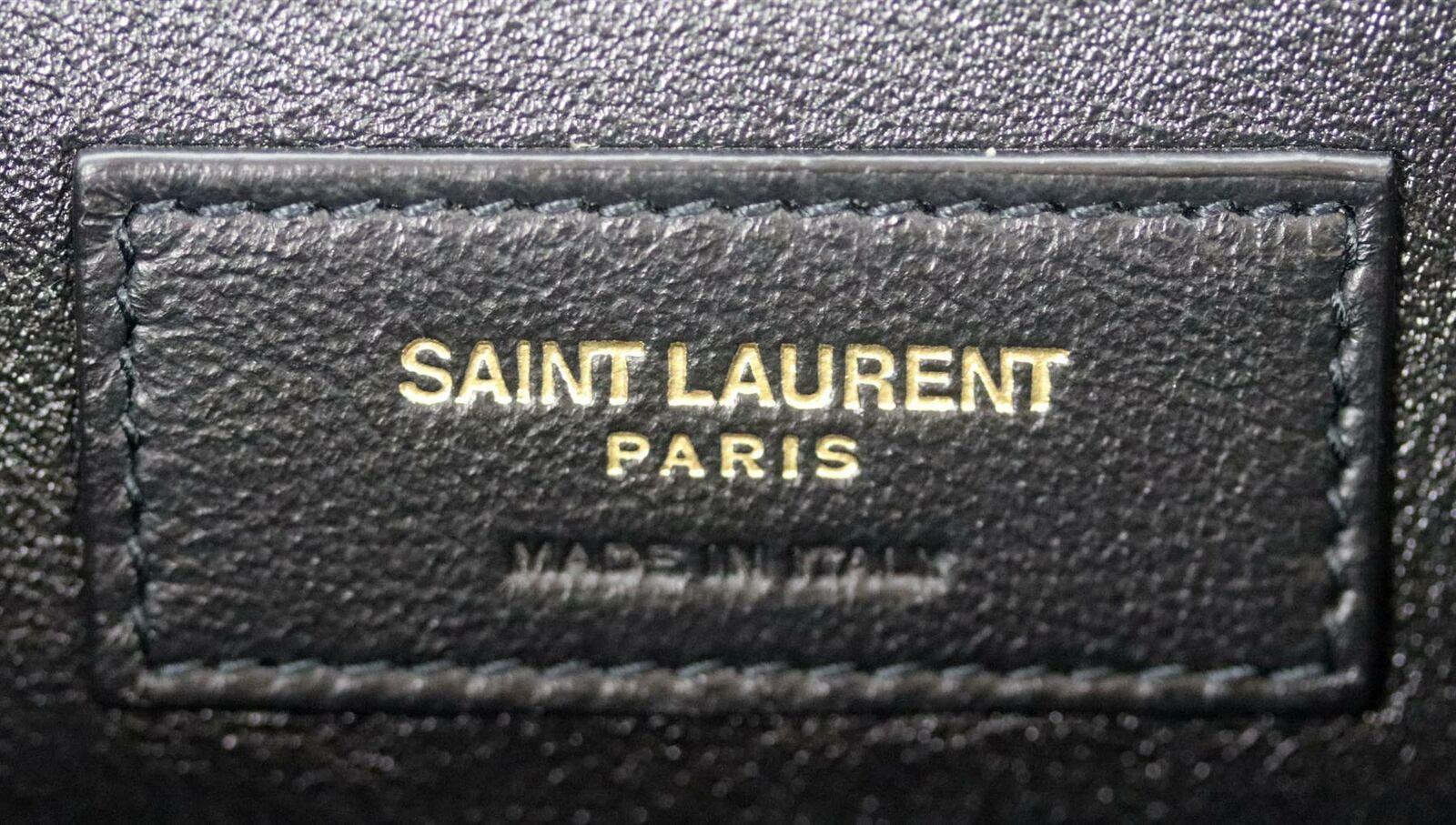Saint Laurent Boucle Fringed Studded Vintage Suede Tote Bag 2