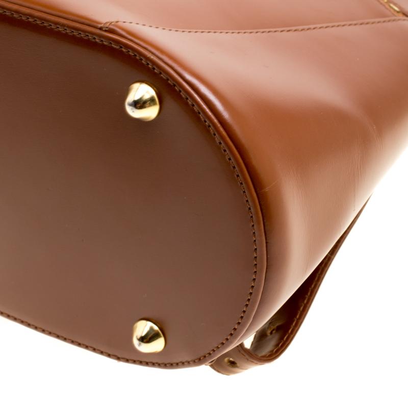 Saint Laurent Brown Leather Backpack Bag 5