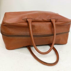 Sac à dos de voyage en cuir marron Saint Laurent 855874