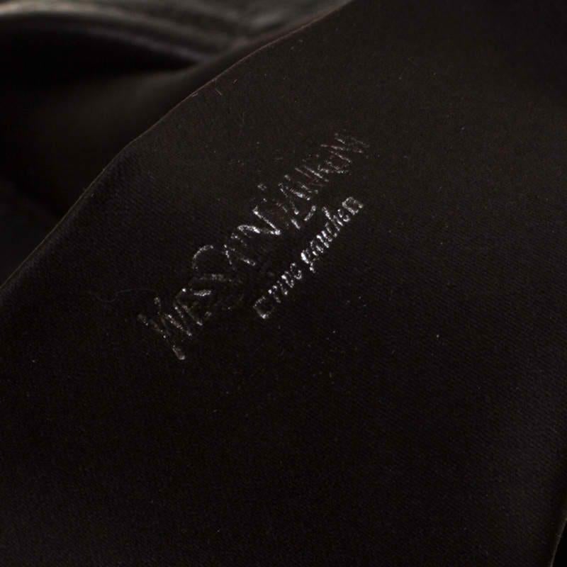 Saint Laurent Brown Leather Mombasa Hobo 2