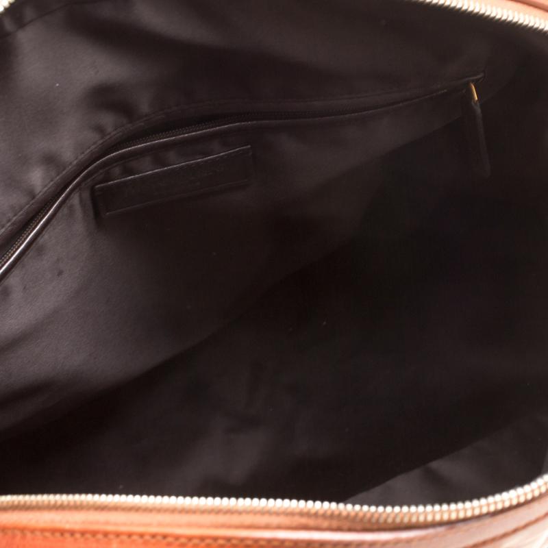 Saint Laurent Brown Leather Oversized Muse Satchel 1