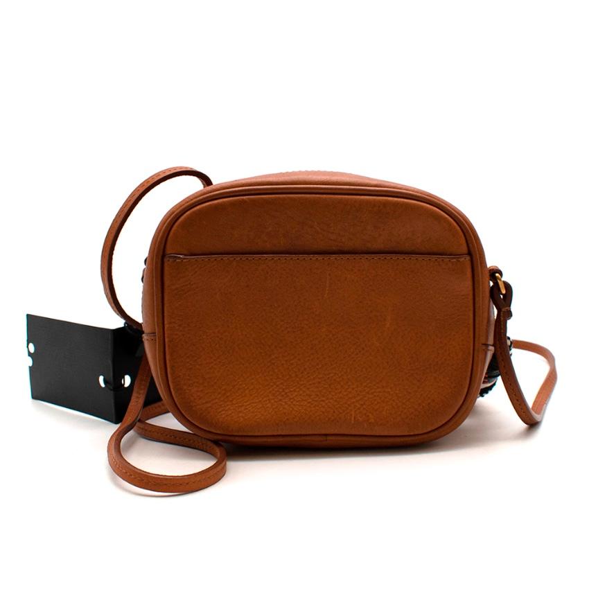 Women's or Men's Saint Laurent Brown Leather YSL Tassel Blogger Shoulder Bag