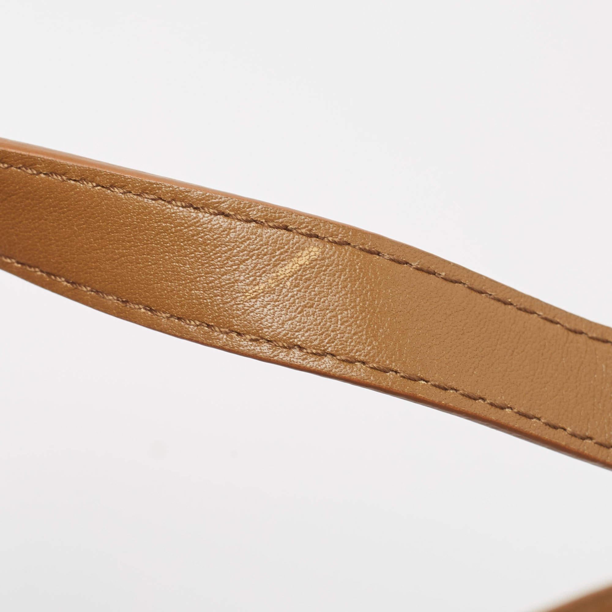 Saint Laurent Brown Suede and Leather Tassle Fringe Bucket Bag For Sale 5