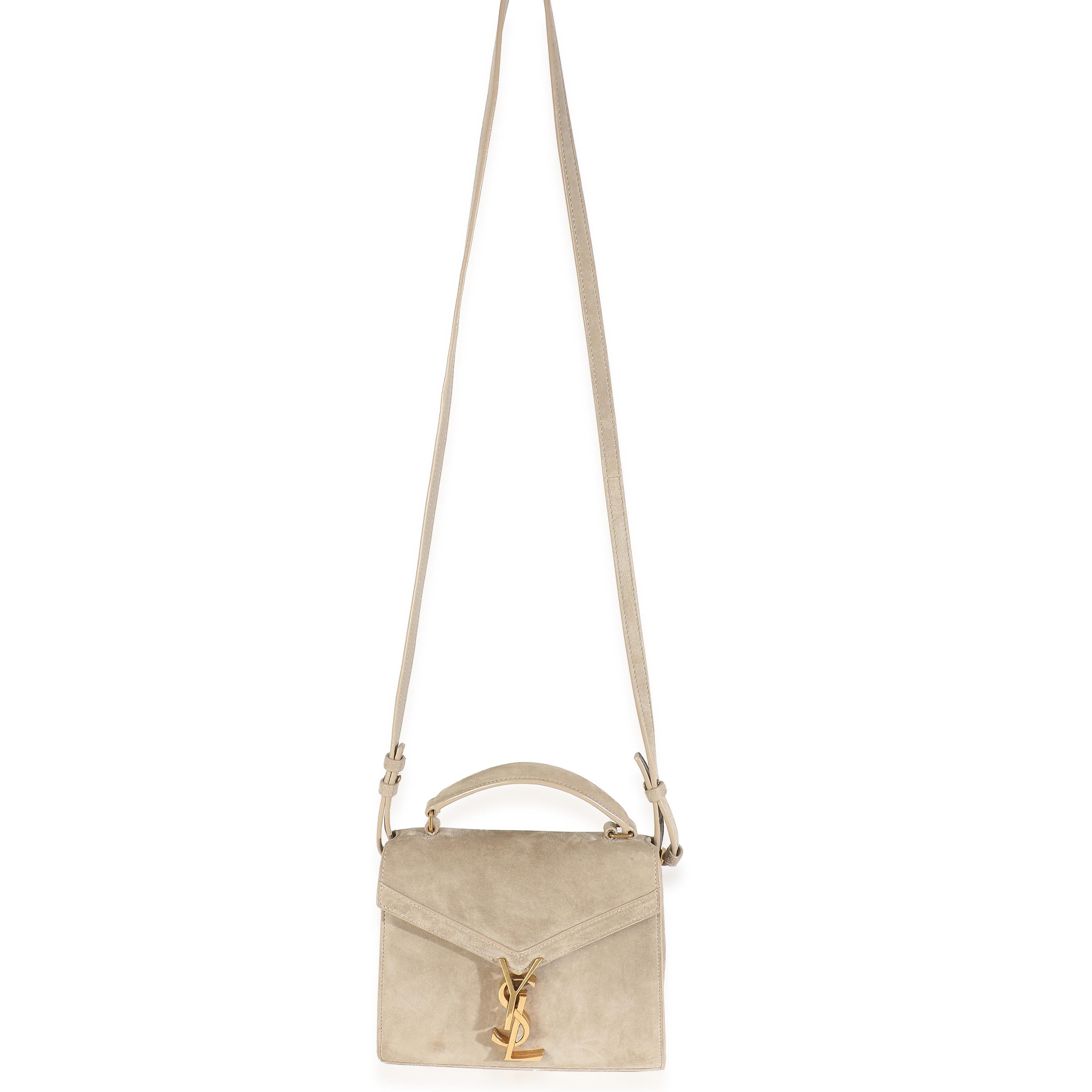 Saint Laurent Ante Marrón Cassandra Asa Superior en venta 1