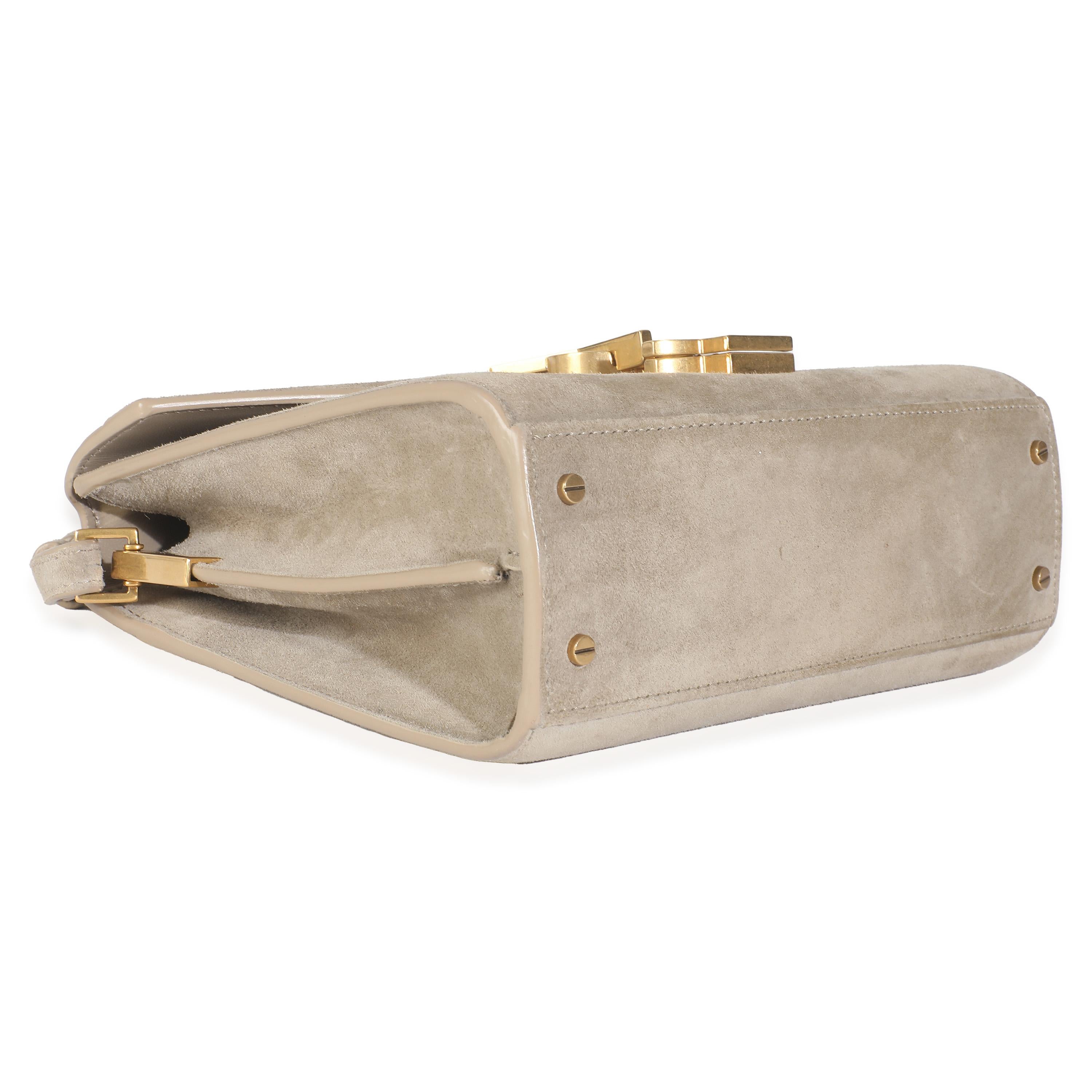 Saint Laurent Ante Marrón Cassandra Asa Superior en venta 2