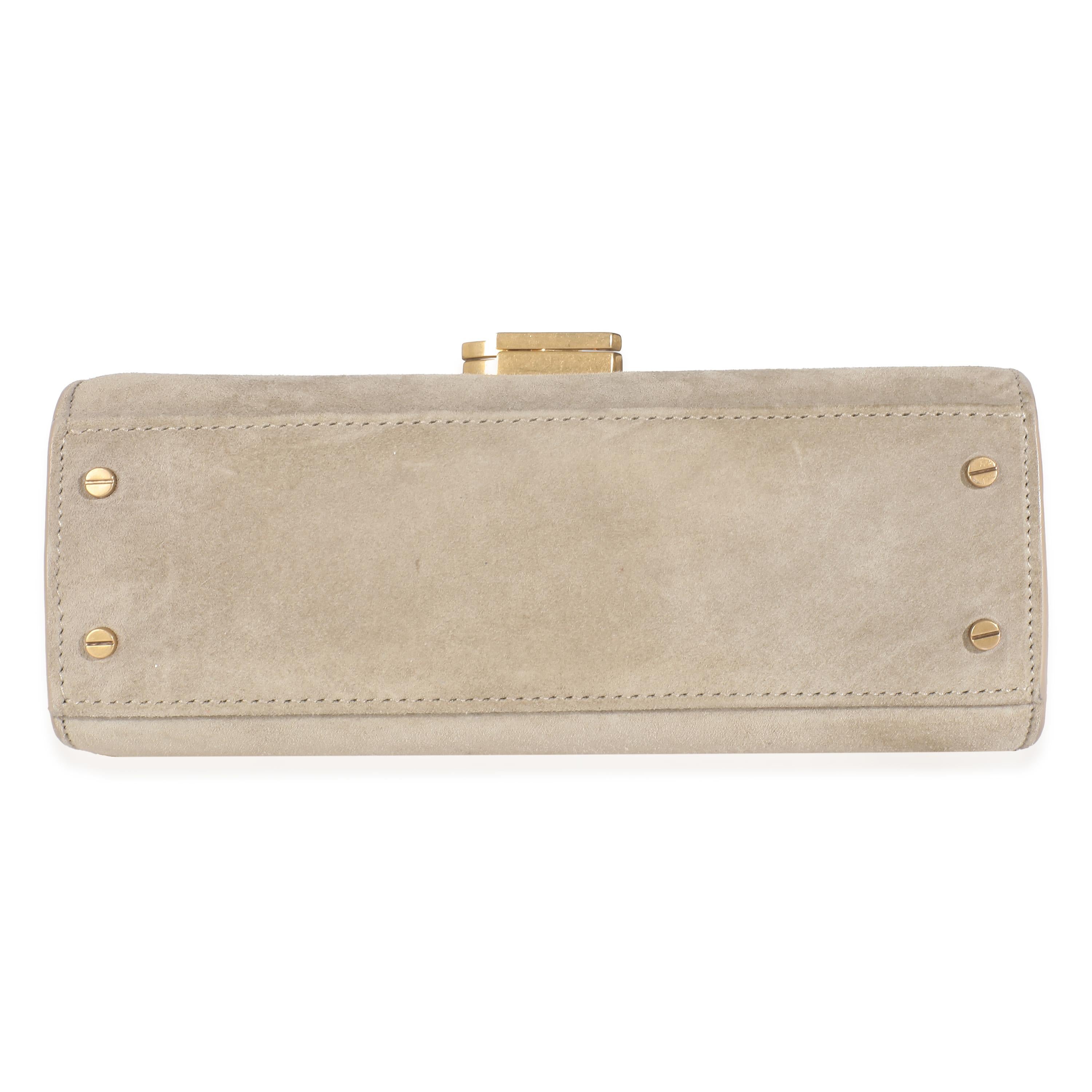 Saint Laurent Ante Marrón Cassandra Asa Superior en venta 3