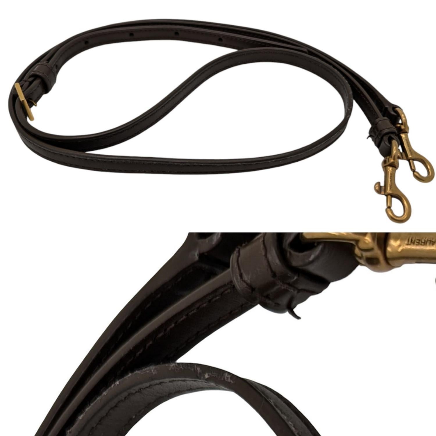 Saint Laurent Brown Toy Loulou Matelassé Crossbody 5